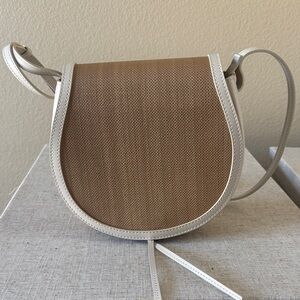 NWOT Vasic Leather and Fabric bag